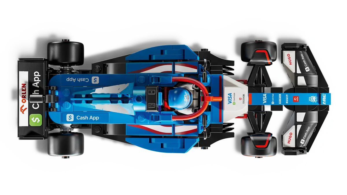 LEGO Speed Champions Visa Cash App RB VCARB 01 F1 Race Car 248 Pieces Multicolour