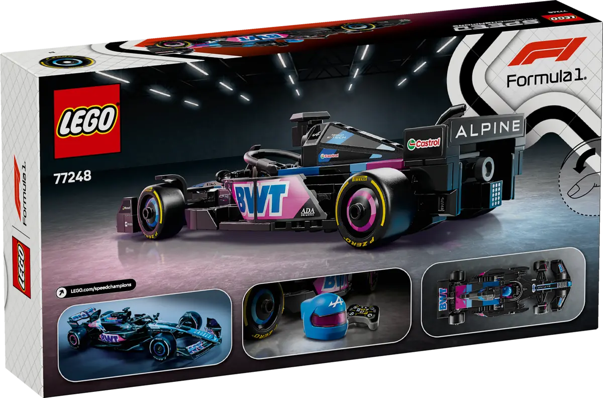 Lego Speed Champions 77248 Bwt Alpine F1¨ Team A524 Race Car 10+