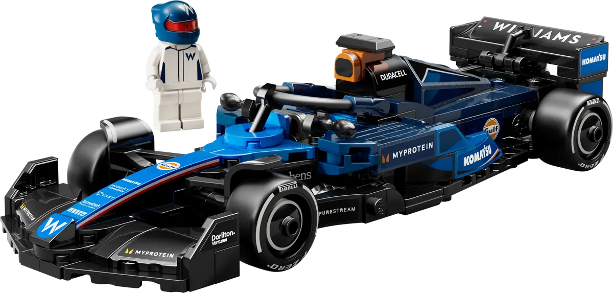 LEGO Speed Champions Williams Racing FW46 F1 Race Car 263 Pieces Multicolour