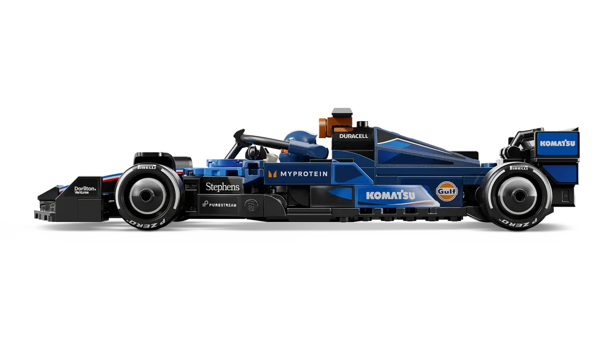LEGO Speed Champions Williams Racing FW46 F1 Race Car 263 Pieces Multicolour