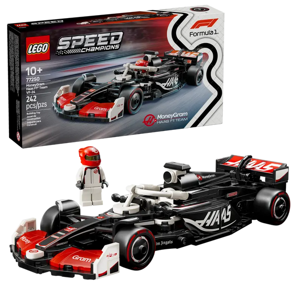 LEGO Speed Champions Money Gram Haas F1® Team VF-24 10+ 242pcs 77250
