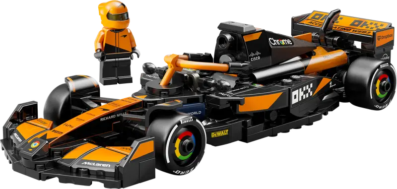LEGO Speed Champions McLaren F1 Team MCL38 Race Car 269 Pieces Multicolour