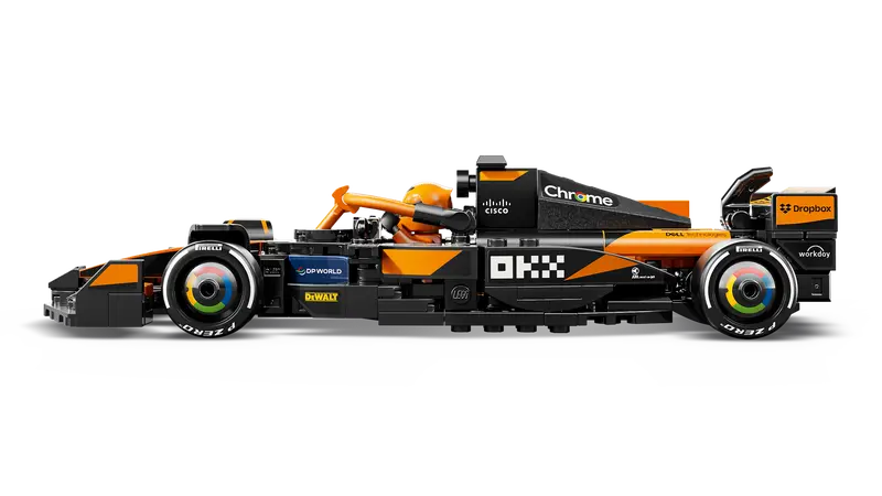 LEGO Speed Champions McLaren F1 Team MCL38 Race Car 269 Pieces Multicolour