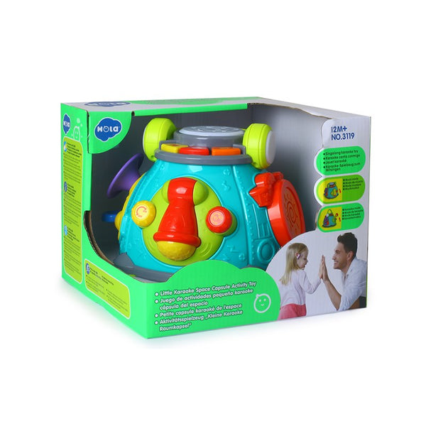 Hola Little Karaoke Space Capsule Activity Toy 12M+ 3119