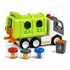 Hola Recycling Truck with Waste Sorting Bins Multicolor