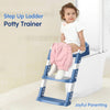 Hopop Toddler Potty Training Seat with Step Ladder - Blue