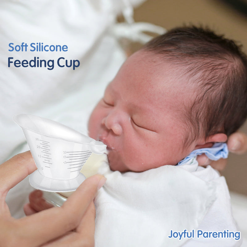 Hopop Boilable Reusable Baby Feeding Cup 35 ml Transparent