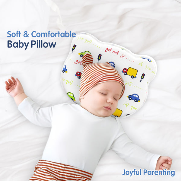 Hopop Memory Foam Baby Head Shaping Pillow - Transport