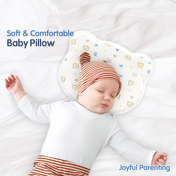 Hopop Memory Foam Baby Head Shaping Pillow - ABCD