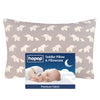Hopop Soft & Breathable Premium Cotton Toddler Pillow with Pillowcase - Assorted