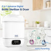 Hopop 2 in 1 Advanced Digital Baby Bottle Sterilizer & Dryer