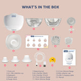 Hopop Hands-Free Electric Breast Pump Wearable Rechargeable – White