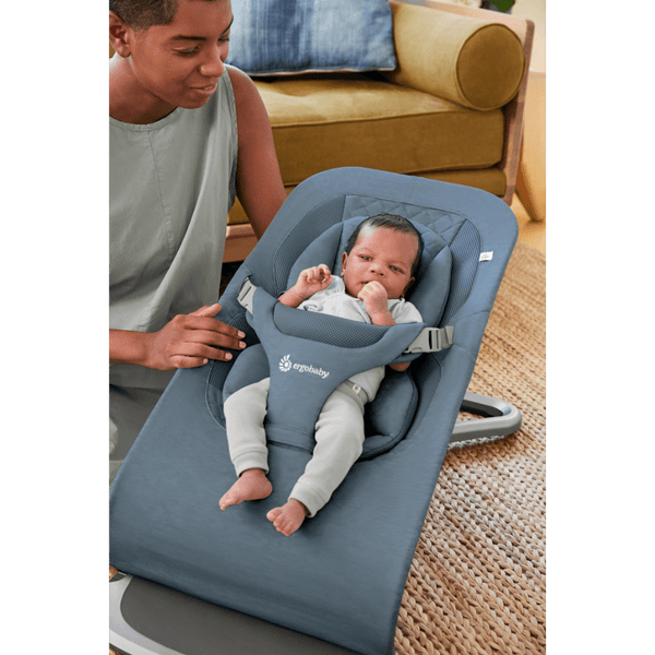 Ergo baby 3-In-1 Evolve Bouncer- Oxford Blue