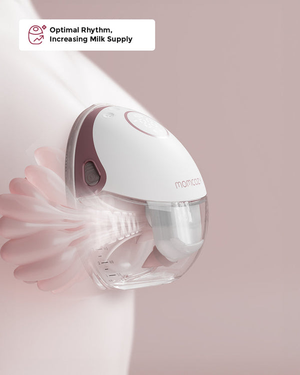 Momcozy -Mobile Style™ Hands-free Slim Breast Pump M6 Grey