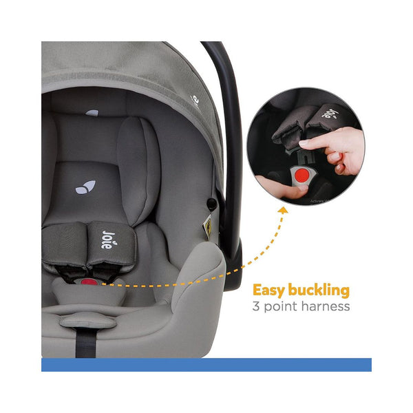 Joie Carry Cot Car Seat I-Snug™ - Gray Flannel