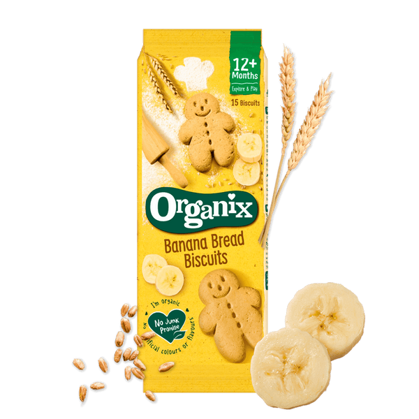 Organix Banana Bread Biscuits, 135G