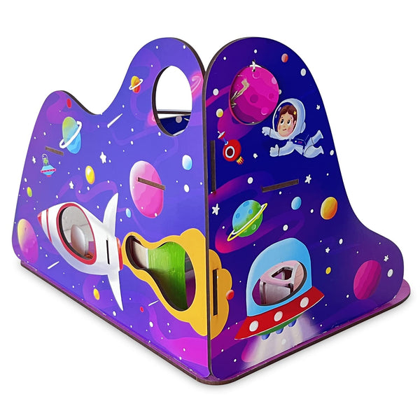 Webby Spacecraft Trip To Universe All Side Play Wooden Doll House Price