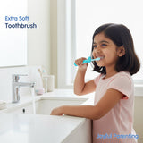 Hopop Kids Toothbrush Extra Soft Bristles Crocodile Design 3-8 Years Green