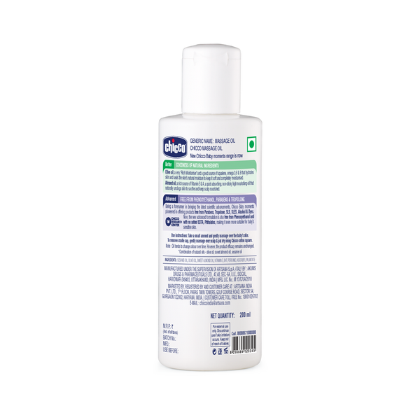 Chicco Baby Massage Oil 200ML 0M+