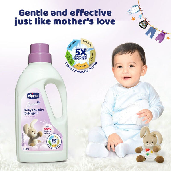 Baby Laundry Detergent Delicate Flowers 1L 0M+