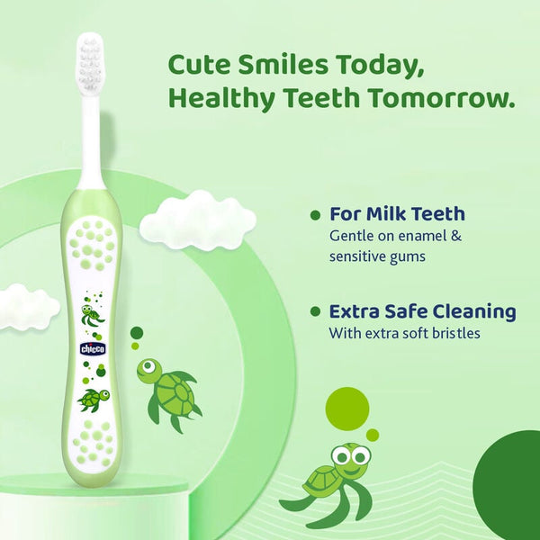 Chicco Toothbrush Green 6-36M