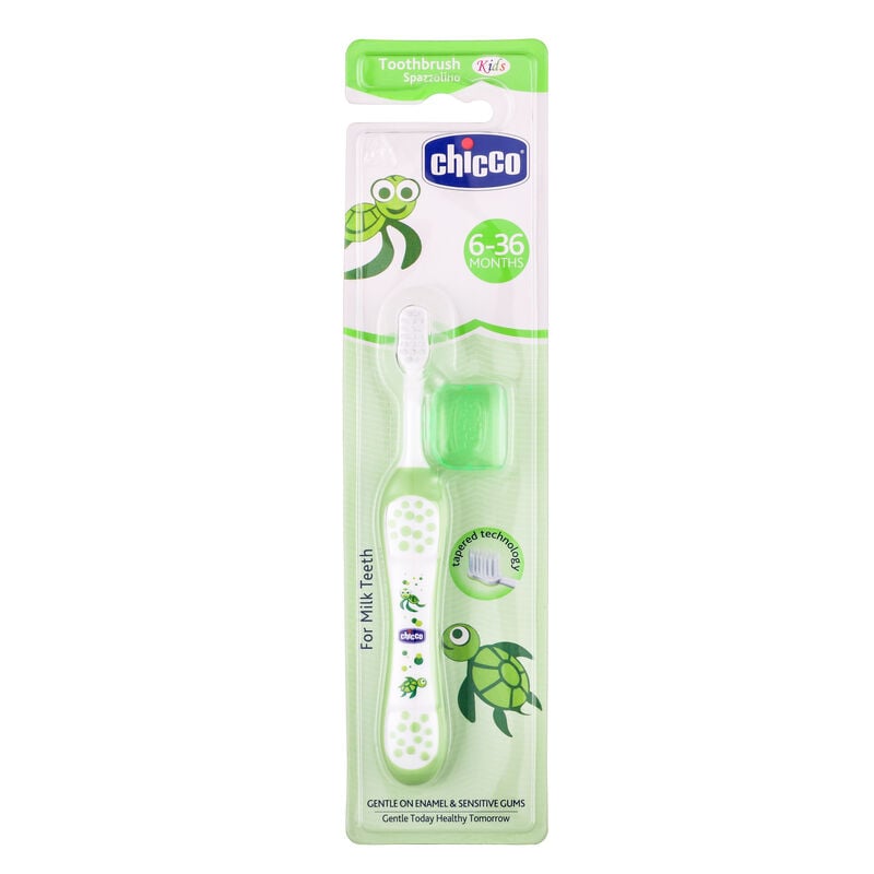 Chicco Baby Soft Toothbrush 6–36 Months Green