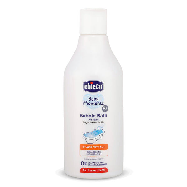 Chicco Bubble Bath with Peach Extracts 300ML 0M+
