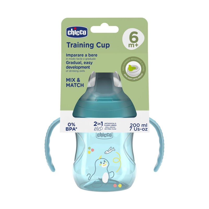Chicco Training Cup 200 ml Teal