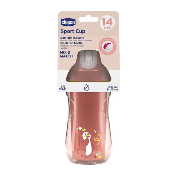 Chicco Sport Cup Pink 14M+ 266ML