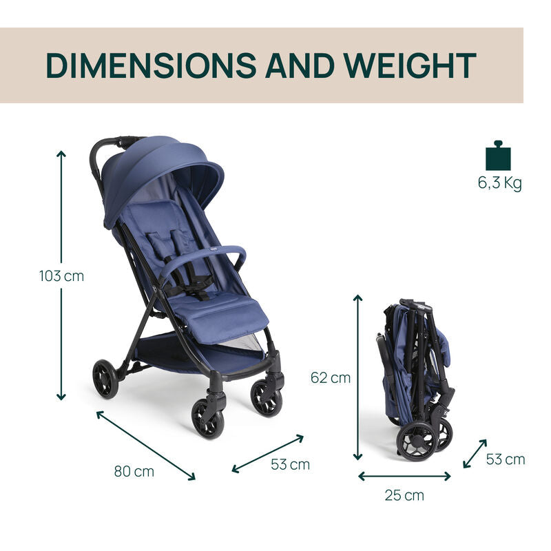 Chicco Urbino Stroller One Size Royal Blue