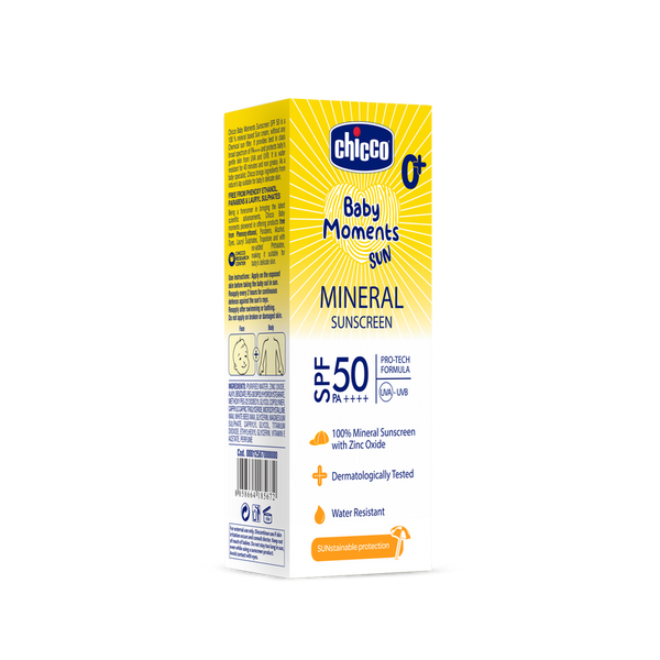 Chicco Baby Moments Mineral Sun Cream SPF 50 75g 0M+