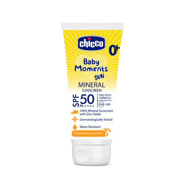 Chicco Baby Moments Mineral Sun Cream SPF 50 75g 0M+