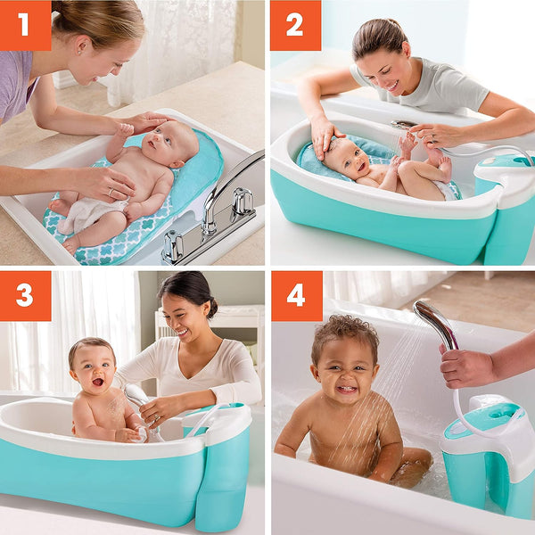 Summer Infant Lil Luxuries Refresh Bath Tub Blue