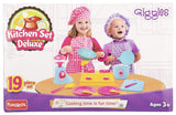 Giggles Kitchen Set Deluxe 19-Piece – Multicolor