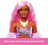 Barbie Deluxe Style Doll #1 – Pink Barbiecore Dress & Pink Hair