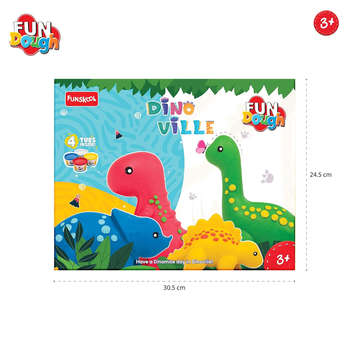 FunDough Clay Playset Dino Ville