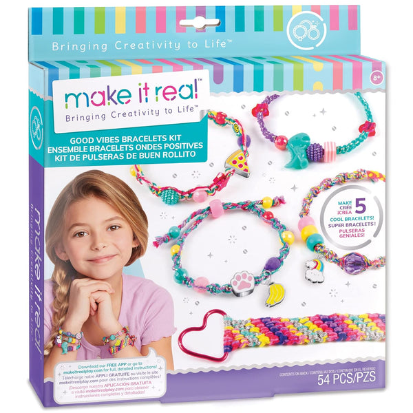 WinMagic Make It Real Good Vibes Bracelet Kit Create 5 8+