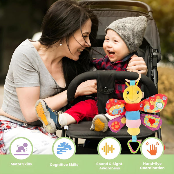 Nuluv Butterfly Rattles & Teether