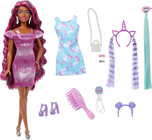 Barbie Fun & Fancy Brunette Hair Doll