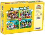 Puzzle Frank Disney Mickey Mouse Clubhouse 4 Puzzles in 1 3Y+ β Multicolour