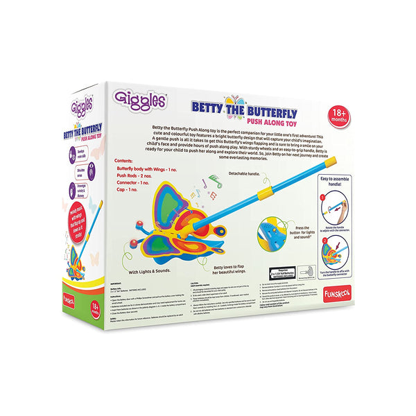 Giggles Betty The Butterfly Push Along Toy