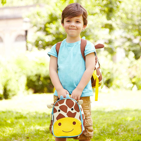 Skip Hop Zoo Lunchie Insulated Kids Lunch Bag, Giraffe