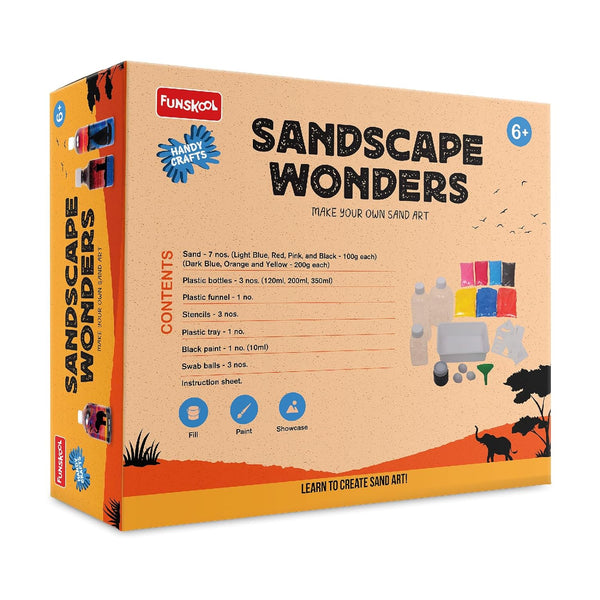 Art & Craft Kit Funskool Handycrafts Sandscape Wonders 6Y+ – Multicolour