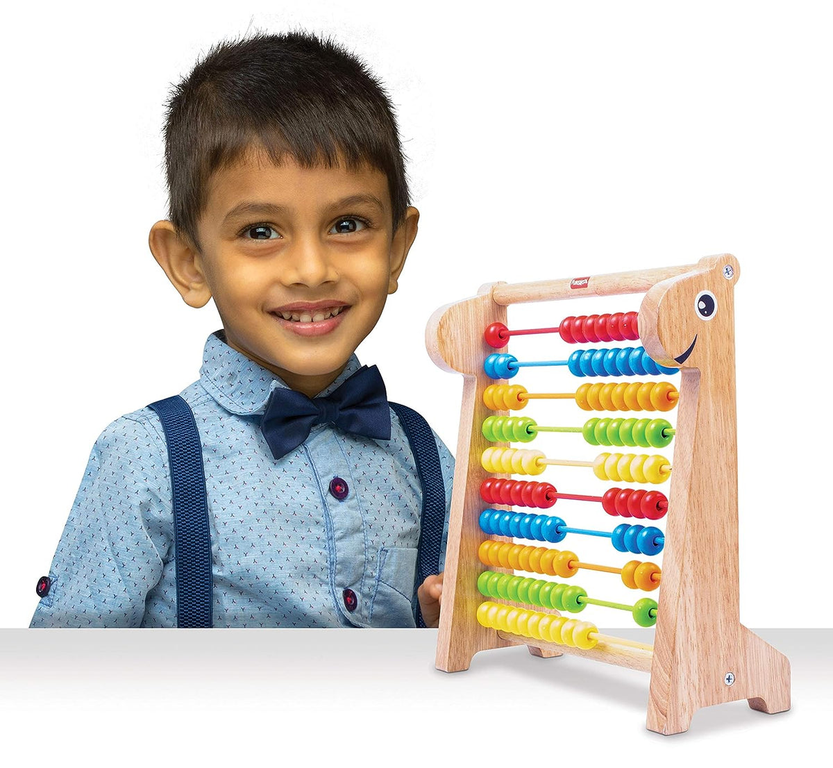 Learning Toy Giggles Giraffe Abacus 26-Piece – Multicolor