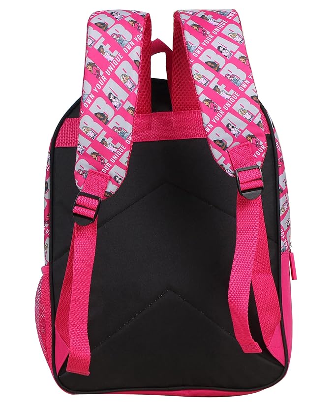 Striders School Bag for Kids Barbie 14" - Asorted Print