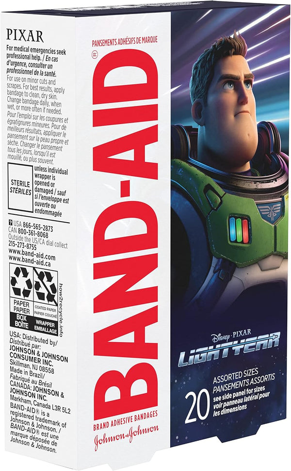Band-Aid Adhesive Bandages Light Year - Pack Of 20