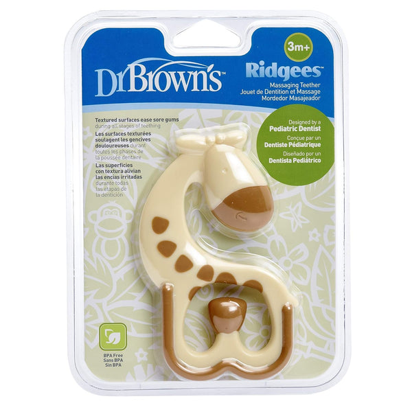 Dr Browns Ridges Massaging Teether - Giraffe