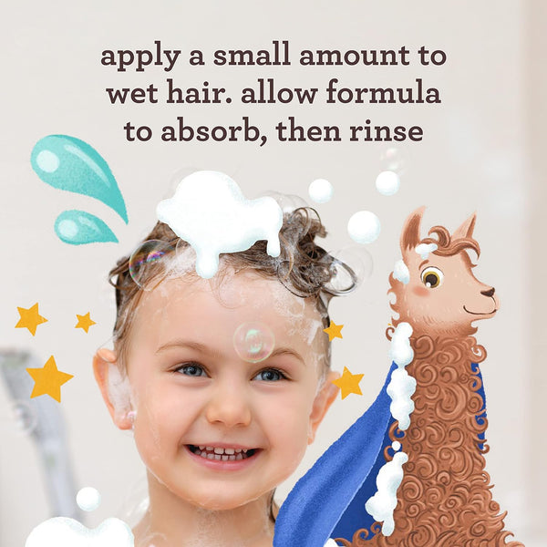 Aveeno Kids Curly Hair Shampoo With Oat Extract & Shea Butter - 354Ml