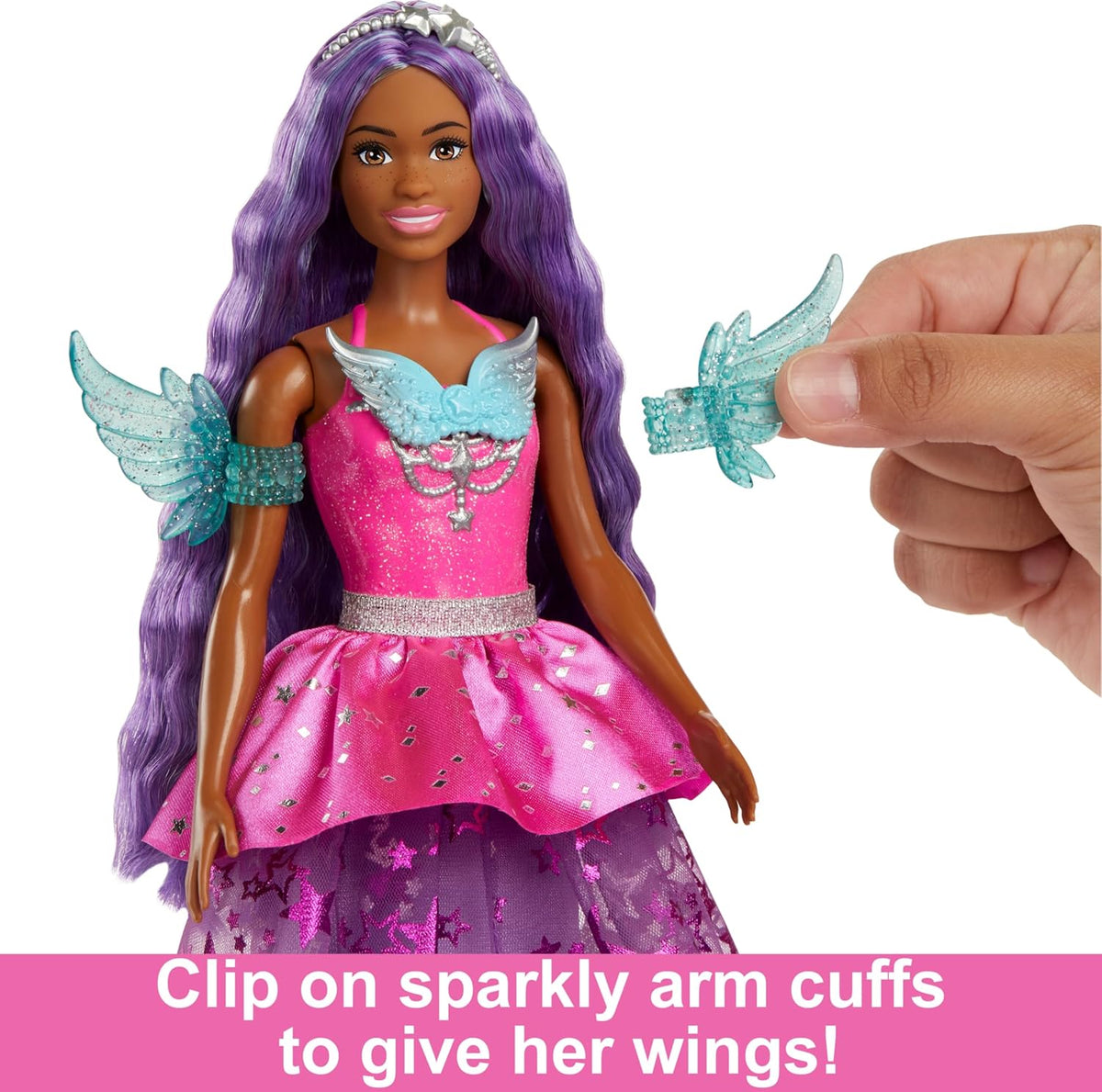 Barbie A Touch of Magic Brooklyn Doll with 2 Fantasy Pets & Accessories – JCW49