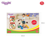 Giggles My First Pony Ride-On Toy 18M+ – Multicolor